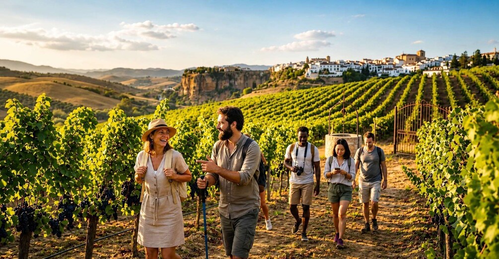 Picture 1 for Activity Ronda: Winery Tour, 4-Wine Tasting & Local Tapas 3