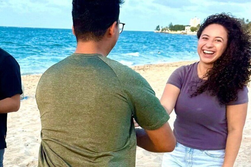 Salsa, Bachata & Sip: Sunset Beach Dance Class 2