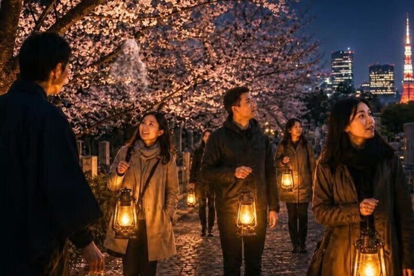 Tokyo : Ghost and Dark Tales, Urban Legends & Cemetery Night 1