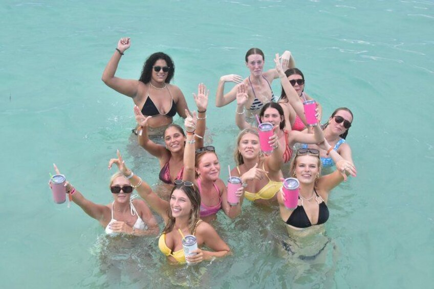 Punta Cana Snorkel Party Boat with Open Bar Crystal Turquoise sea 2
