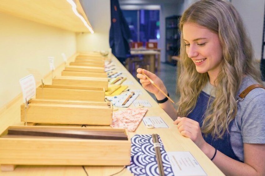 Tokyo Shinjuku Chopstick Making Workshop 4