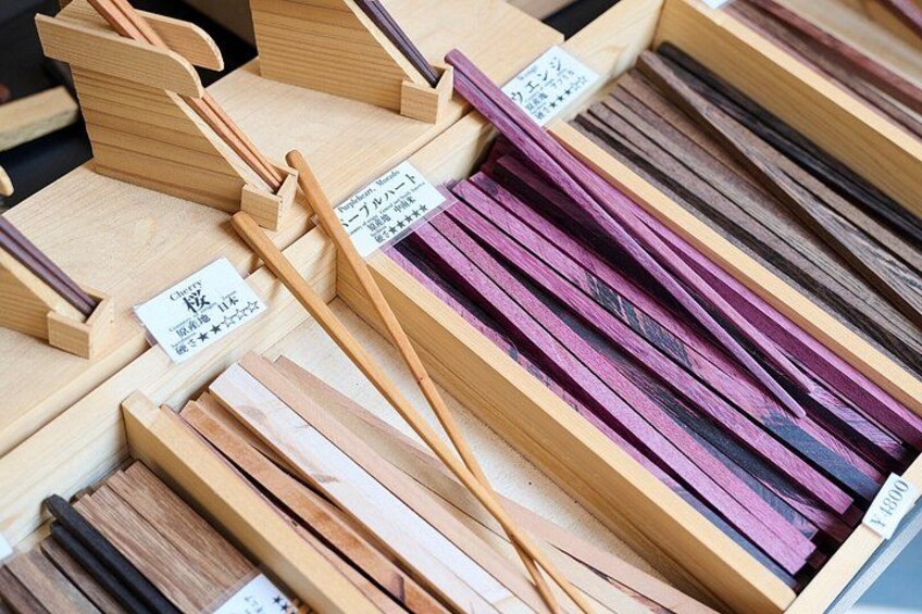 Tokyo Chopstick Making Workshop in Ginza 4