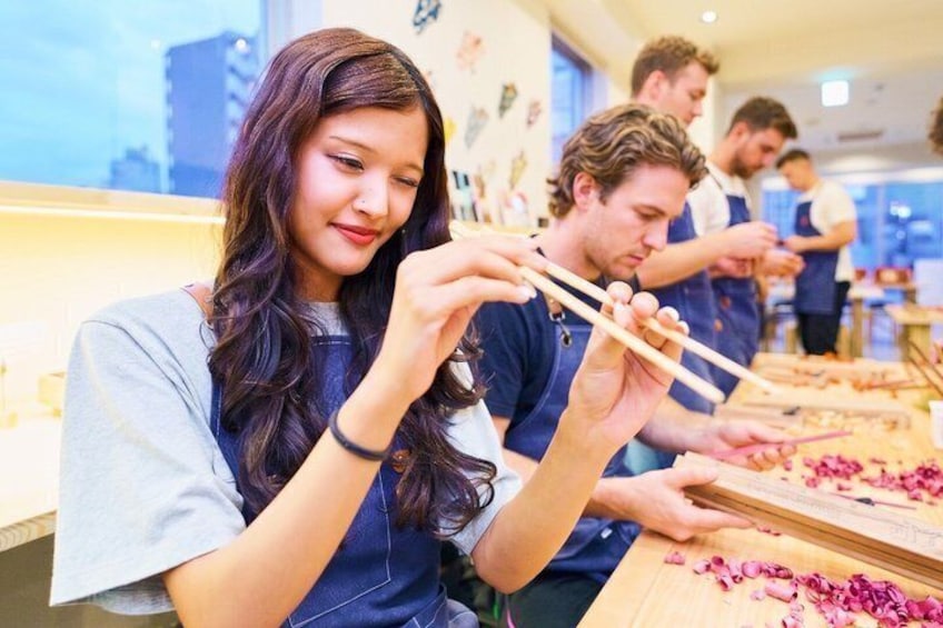 Tokyo Shinjuku Chopstick Making Workshop 3