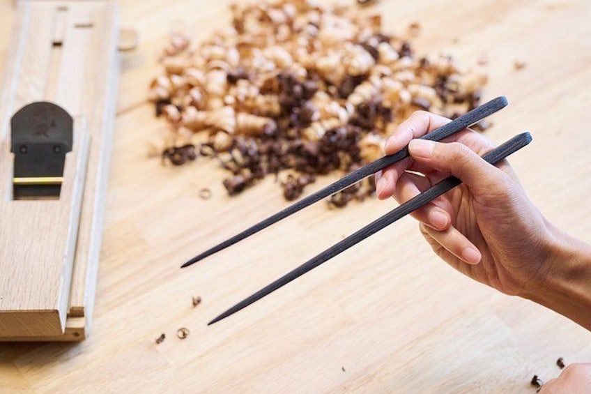 Tokyo Chopstick Making Workshop in Ginza 3