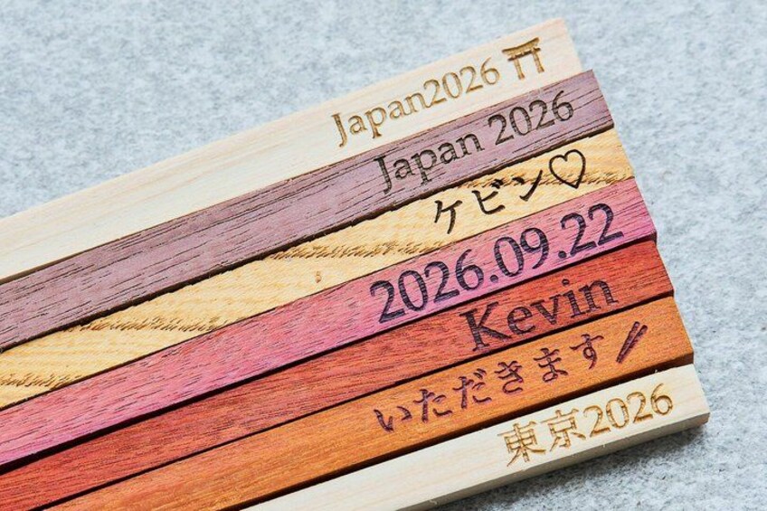 Tokyo Chopstick Making Workshop in Ginza 2
