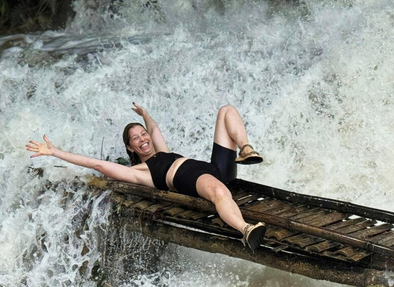 Picture 9 for Activity From Pu Luong: Con Moong Cave & Suoi Gio Waterfall Tour 4