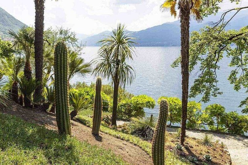 Entrance to the gardens of Villa Cipressi in Varenna on Lake Como 5