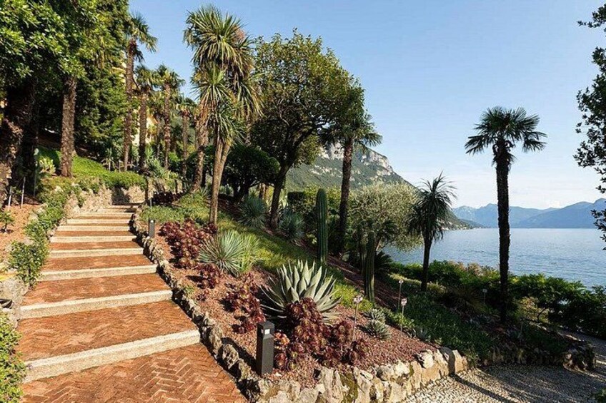 Entrance to the gardens of Villa Cipressi in Varenna on Lake Como 3