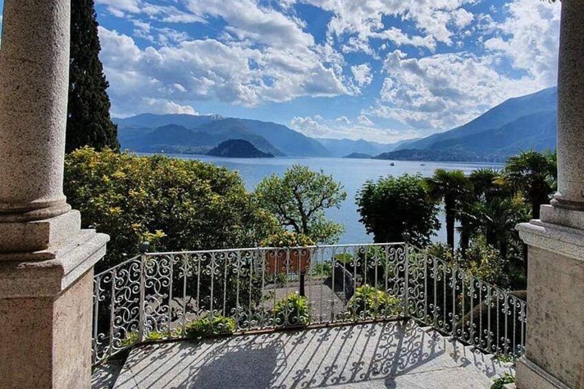 Entrance to the gardens of Villa Cipressi in Varenna on Lake Como 2