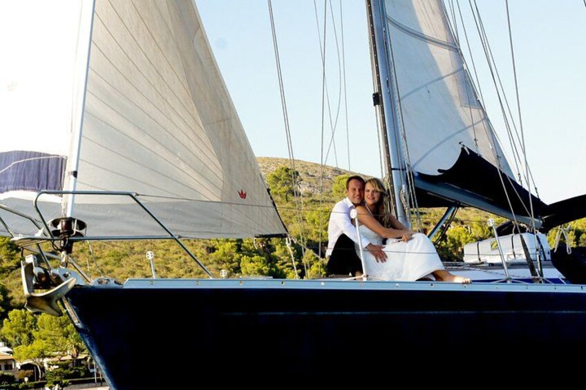 Sunset Dinner for 2 Alcudia sailing yacht 5