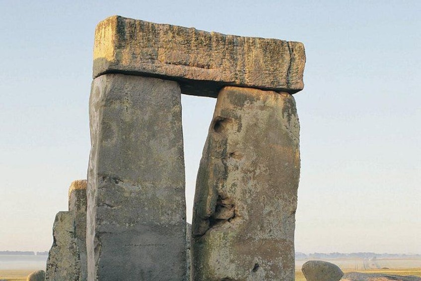 Stonehenge standing alone with a clear sky. 2