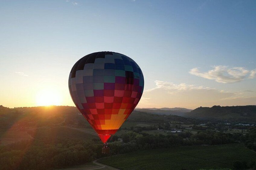 Lift off into the golden sky for a peaceful morning flight. 4
