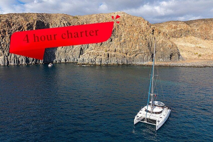 Private catamaran charter 4 hrs 1
