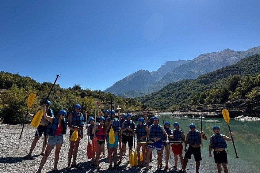 Rafting in Vjosa River 1