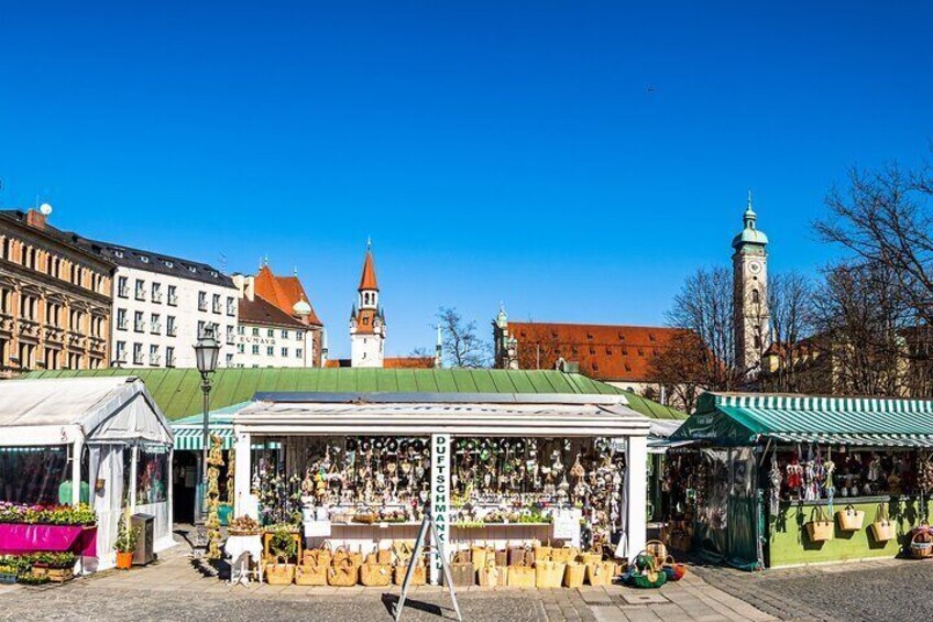 Marienplatz and Victuals Market Private Tour and Tasting