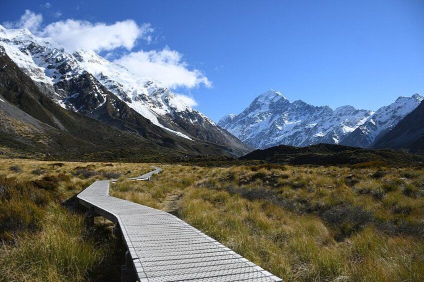 Sun is out at Mt Cook 2