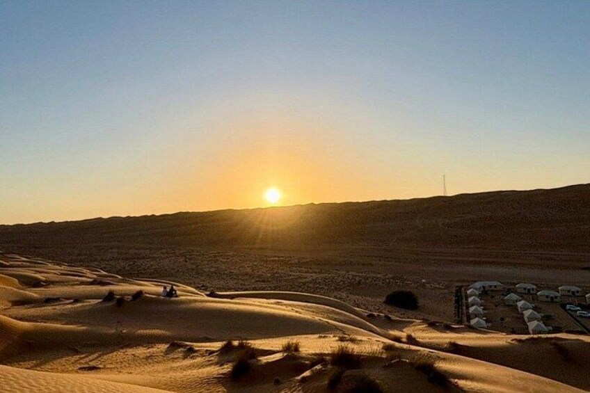 Wadi Bani Khalid Swim Hike with Golden Desert Sunset 3