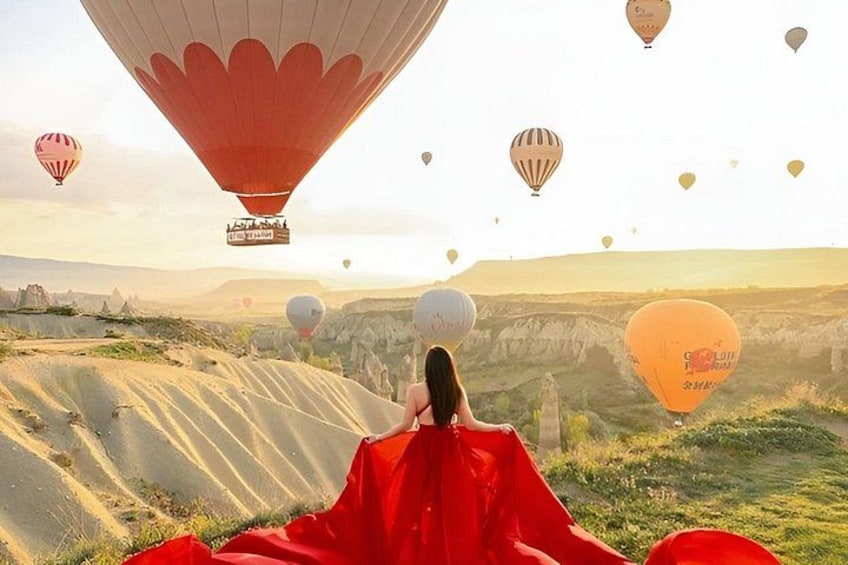 Cappadocia Photoshoot Flying Dress Photography 2