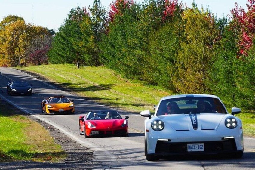 Exotic or Supercar Test Drive with passenger on Hamilton Mountain 4