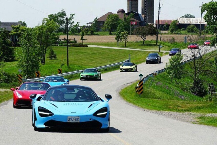 Exotic or Supercar Test Drive with passenger on Hamilton Mountain 2