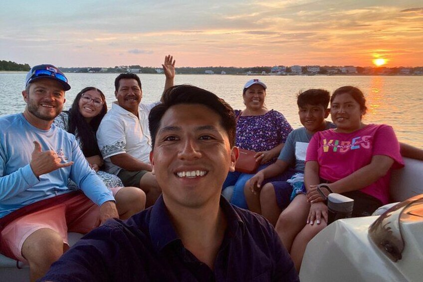 Family Entering Masonboro Island 5