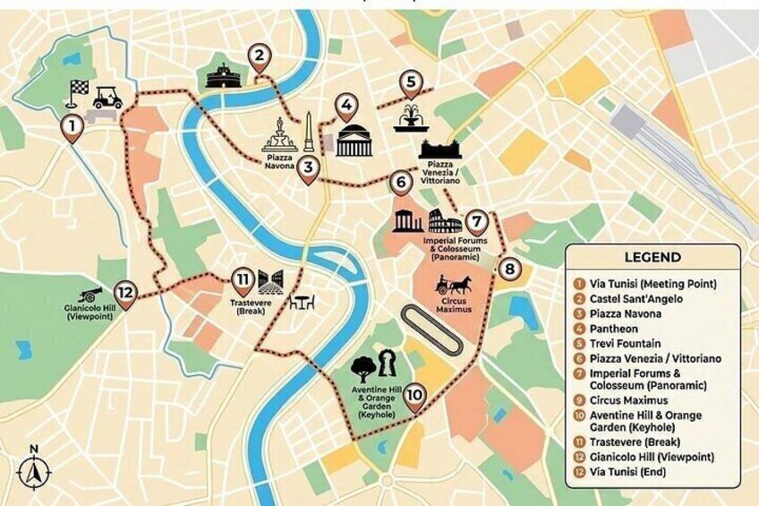 Private & Exclusive Rome Grand Tour by Golf Cart 2