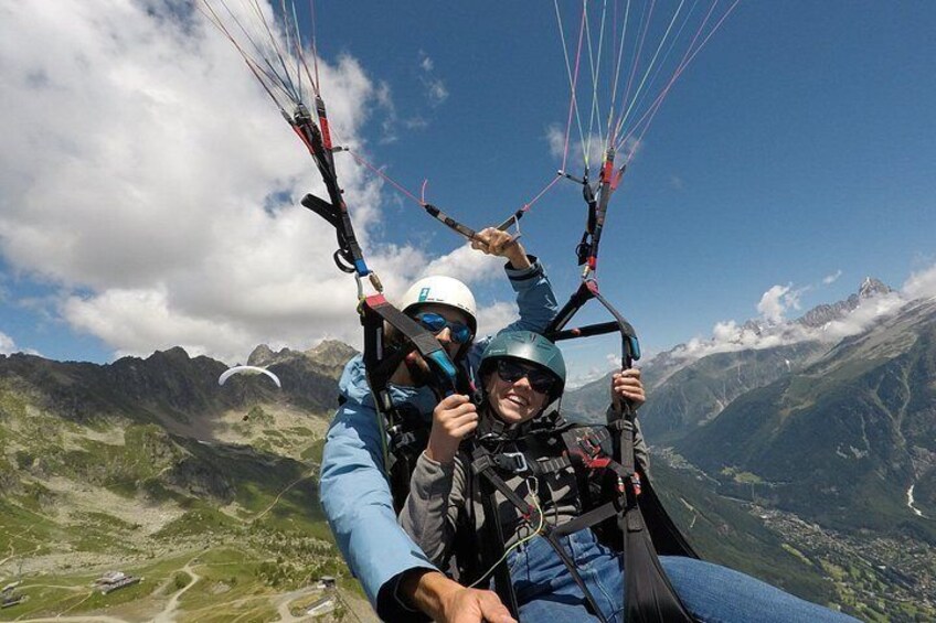 Chamonix Tandem paragliding flight 2