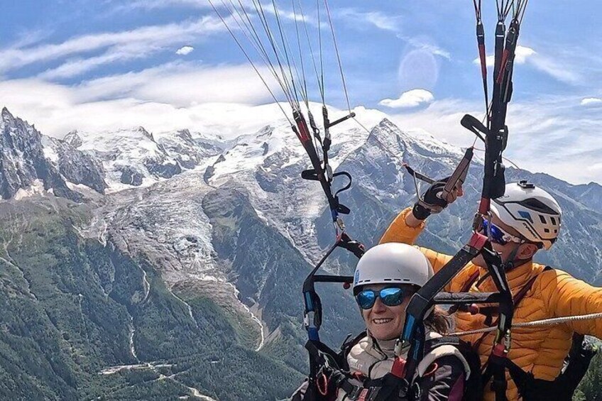 Chamonix Tandem paragliding flight 3