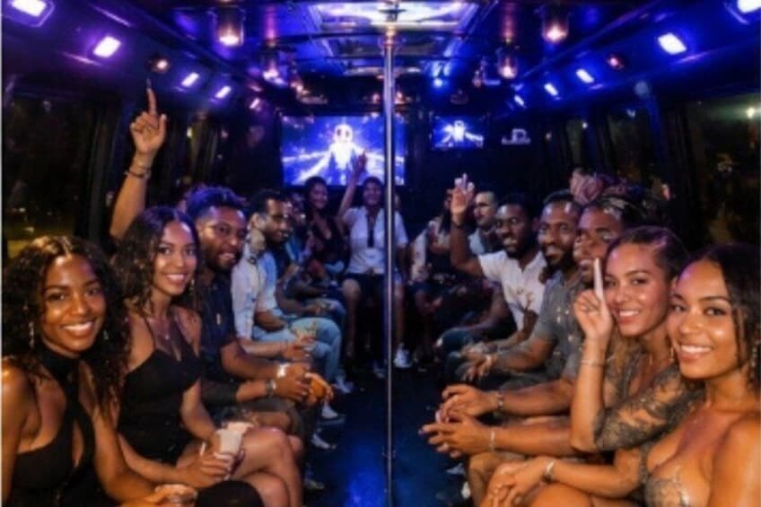 Party Bus & Bar Hopping Nightlife with Shots in Sint Maarten 5
