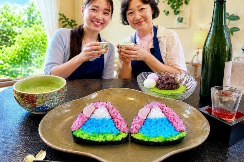Mount Fuji Sushi Making Class & Matcha Experience near Sapporo 1