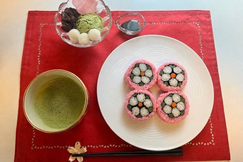 Mount Fuji Sushi Making Class & Matcha Experience near Sapporo 3