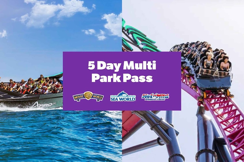 Gold Coast: Jetboat Ride & 5-Day Theme Park Pass 1