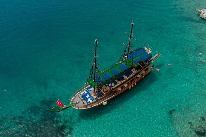 Bodrum Pirate Boat Trip: Swim, Snorkel and Foam Party 3