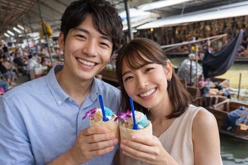 Bangkok Maeklong and Floating Market Gastronomy 5