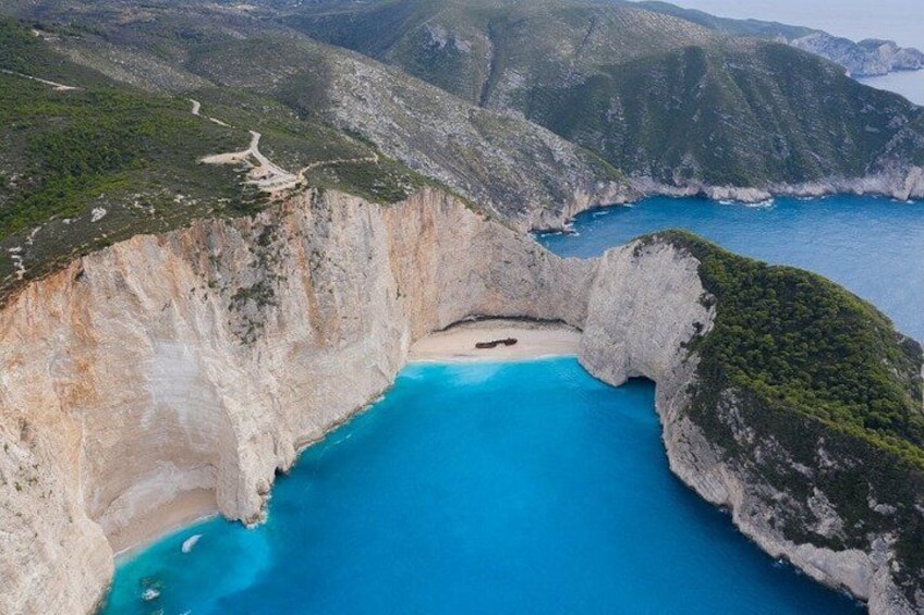 Zante Highlights Bus and Cruise Tour to Shipwreck and Blue Caves 2