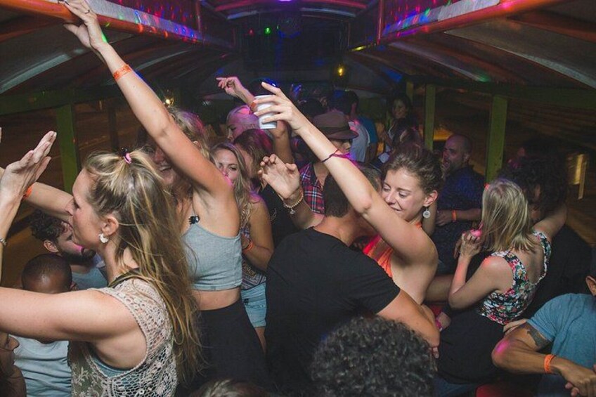 Cali night party on the street and party bus 3