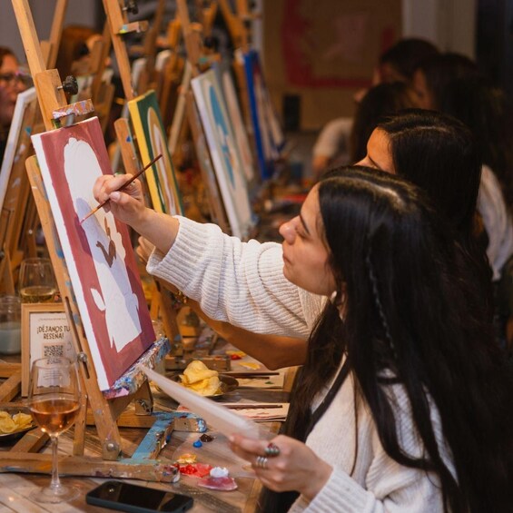 Picture 14 for Activity Barcelona: Mystic Tarot Painting Experience + Unlimited Wine 5