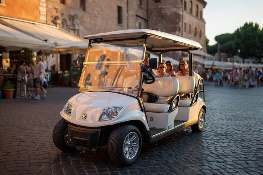 Rome Guided Golf Cart and E-Tuk Tour 2