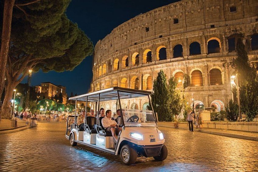 Rome Guided Golf Cart and E-Tuk Tour 3