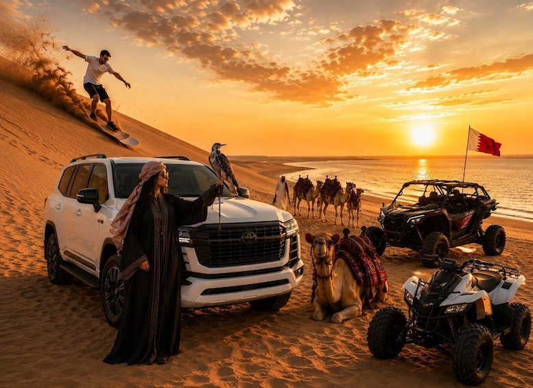 Doha: Safari, ATV, Camels, Sandboarding and Inland Sea Tour 1