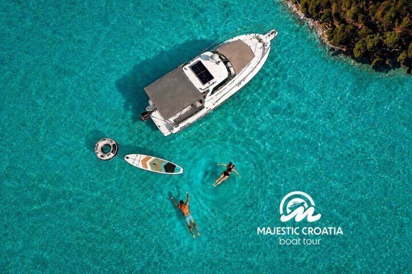 Zadar: 3 Islands Escape Boat Tour w/ Drinks, SUP & Snorkeling 1