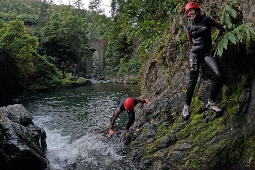 Canyoning Ascent Adventure in Moinho de Félix 1