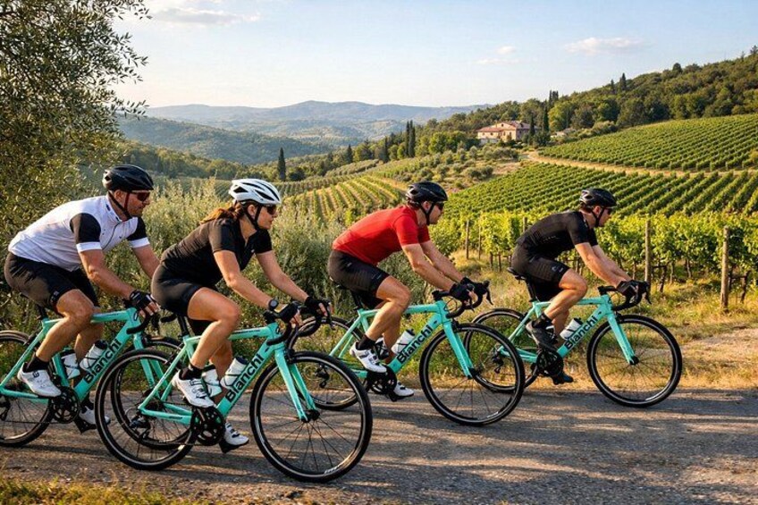 The Abbey Ascent Guided Gravel Bike Ride in Chianti 2