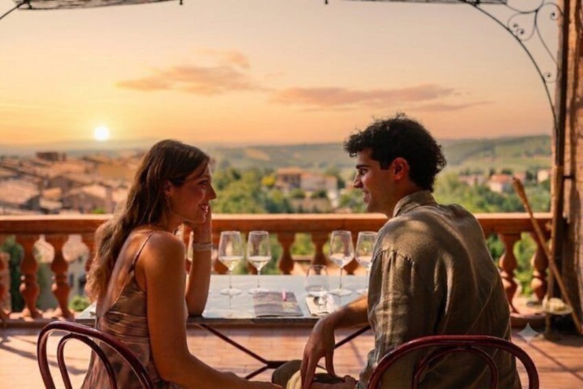 San Gimignano Sunset Belvedere Dinner and Wine Tasting 1