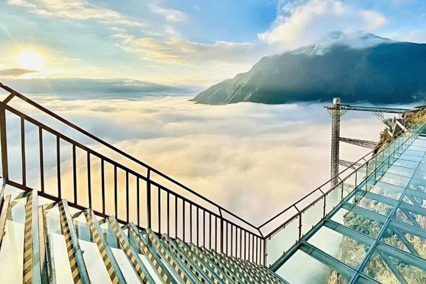Glass Bridge, Cat Cat Village, Moana, Alpine Coaster Sapa Tour 1