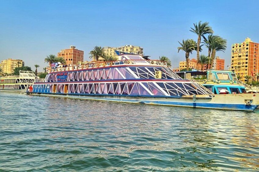 Luxury Nile Crystal Dinner Cruise in Cairo VIP Night Experience 1