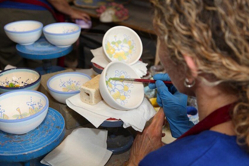 Chianti Wine Experience at Sonnino Castle Ceramics by Corsini 3