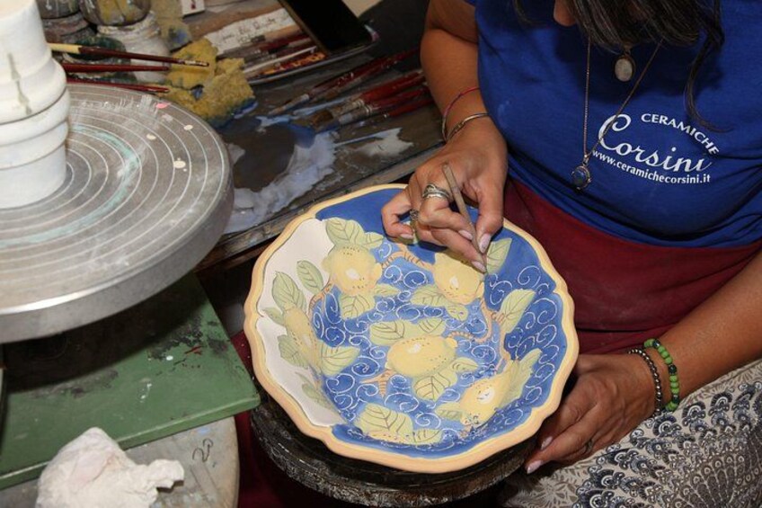 Chianti Wine Experience at Sonnino Castle Ceramics by Corsini 4