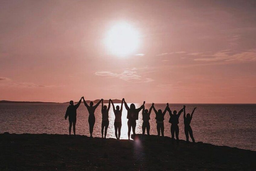 Ibiza Secret Sunset Cove Yoga and Cava Experience 1