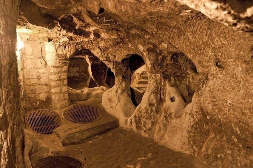 Explore the ancient underground city and discover Cappadocia’s historical heritage. 3